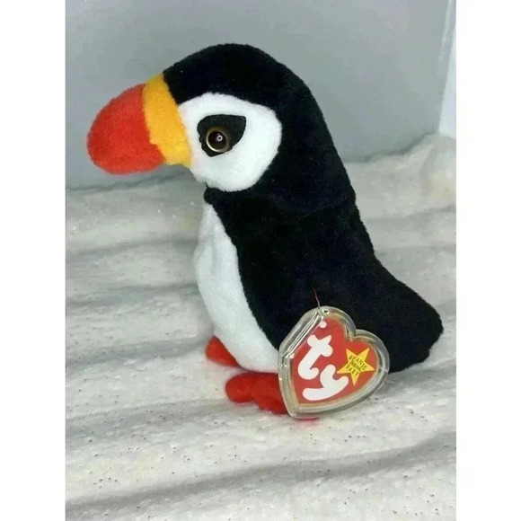 Ty Beanie Baby-Puffer the Puffin 1997-Very Good Condition-Tags Attached - Picture 1 of 14